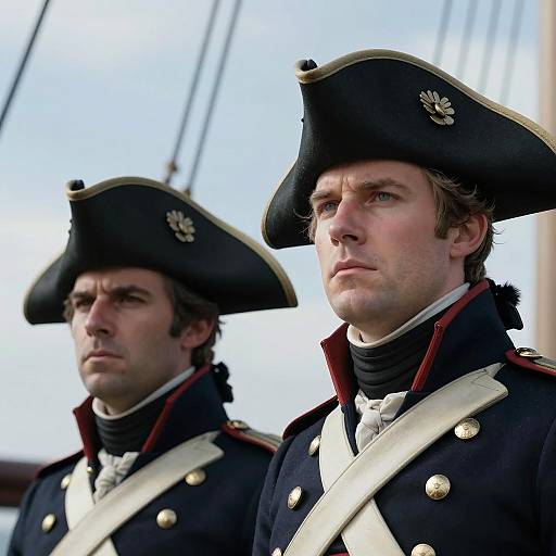 18th Century Naval Officers Portrait