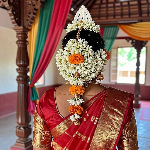 South Indian Bridal Close-Up Portrait