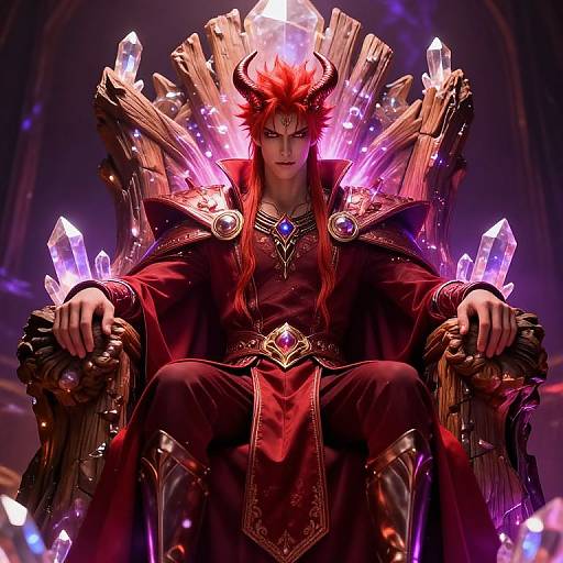 Meliodas on Crystal Throne