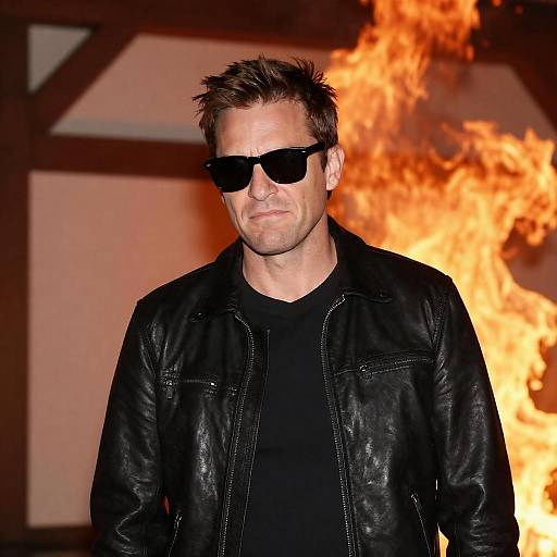 Intense Portrait of a Fashionable Man