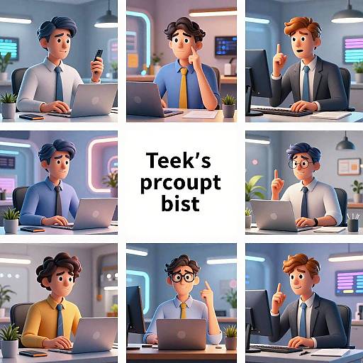 Humorous AI Miscommunication Scenes