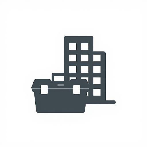 Shadowy Toolbox Office Building Icon