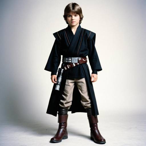 Boy in Anakin Skywalker Inspired Costume
