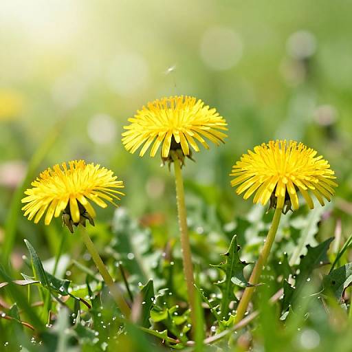 Luminous Dandelion Miniature Landscape