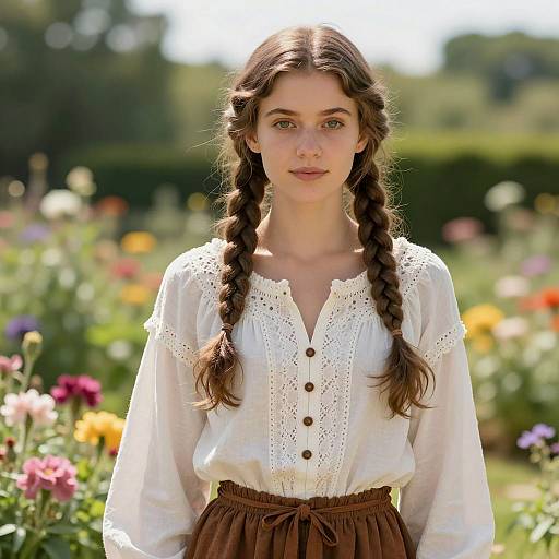 Photorealistic Portrait of Medieval Woman