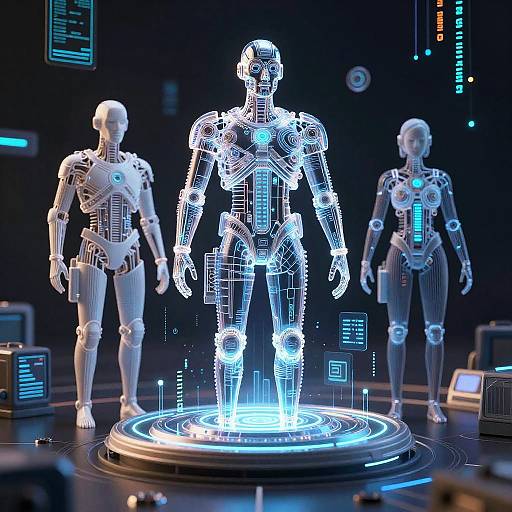 3D AI Models in Digital Space