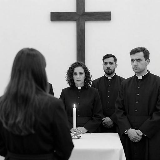 Dramatic Encounter in Religious Setting