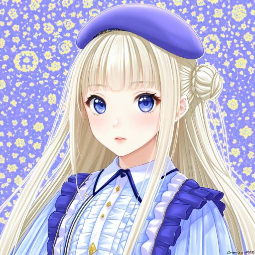 Illustration of Agnes claudel, eiyuu densetsu in the style of Ame (amechan17391739)