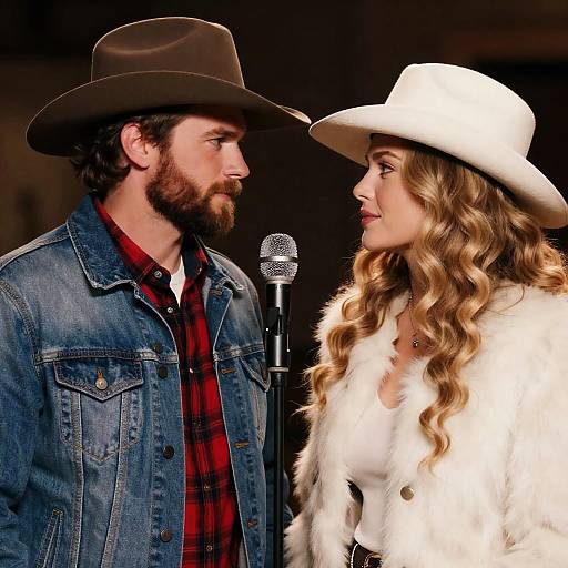 Intimate Portrait of Country Singers