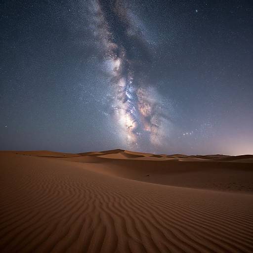 Ethereal Desert Under Starry Milky Way
