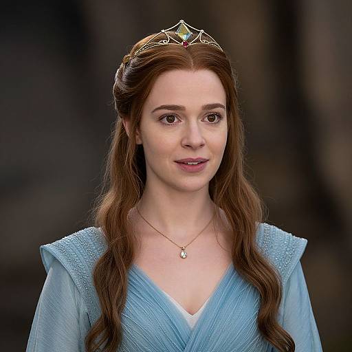 Arwen Inspired Blue Dress Portrait