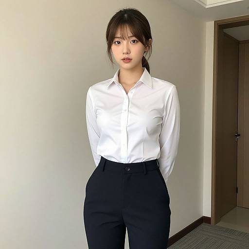 Realistic Office Gown Costume Portrait