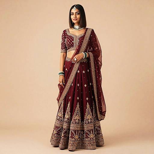 Elegant Navratri Street Portrait