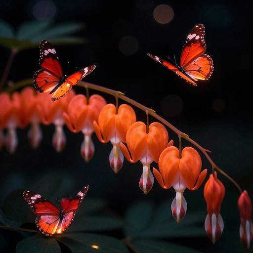 Vibrant Surreal Portrait with Glowing Elements