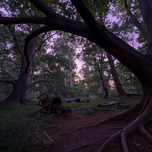 Twilight Forest Glade Bug's Eye View