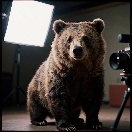 Studio Portrait of Owlbear Creature