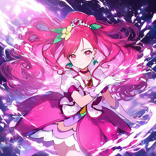 Illustration of Cure grace, healin' good precure in the style of Onineko