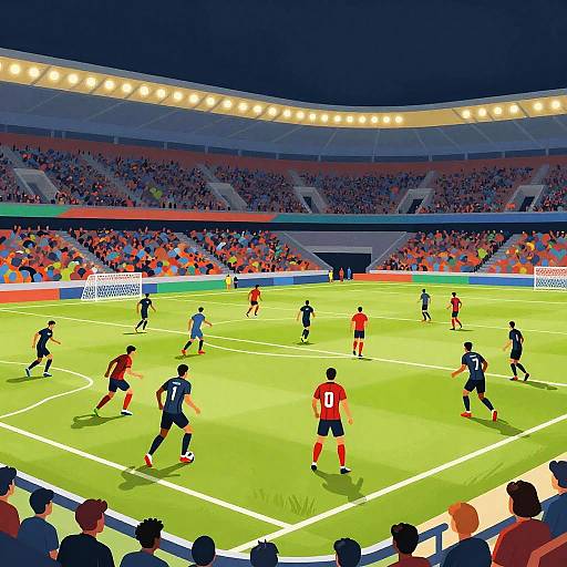 Stylized Auto Rotoscope Soccer Game