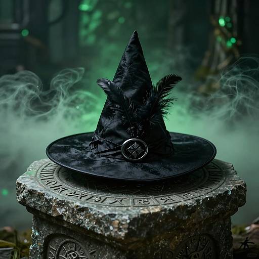 Dark Fantasy Witch Hunter Hat