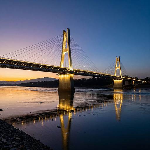 Luminous Bridge Over Surreal Divide