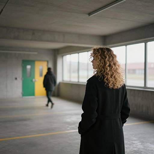 Mysterious Scene in a Parking Garage