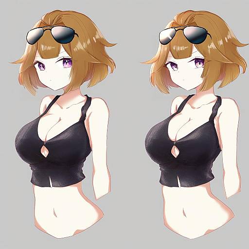 Illustration of Grizzly mkv (girls' frontline), girls' frontline in the style of Hanada hyou