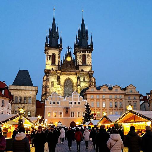 Christmas Market in Prague Old Town Square