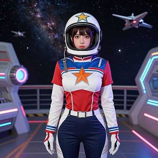 Realistic Sailor Star Fighter Photograph