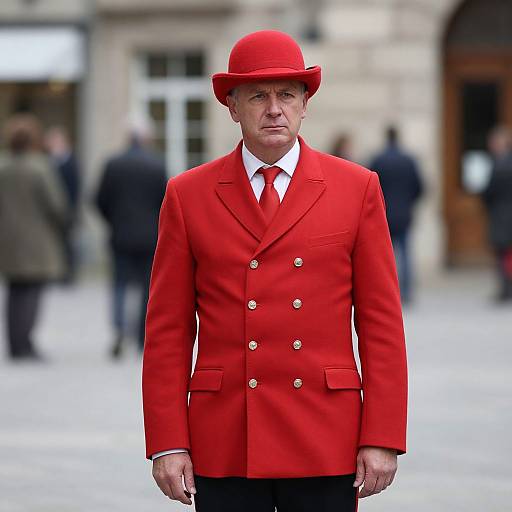 Red Baron in Street Scene