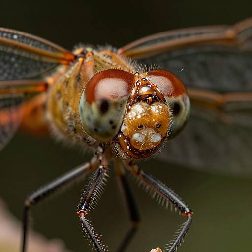 Ultra-Macro Photography of Damselfly Face
