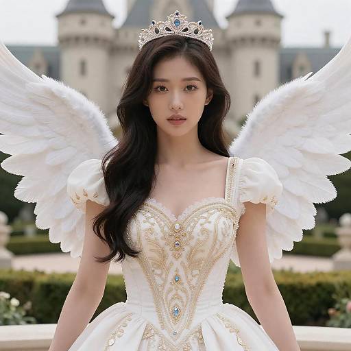 Kim Minju in Royal Angelic Portrait