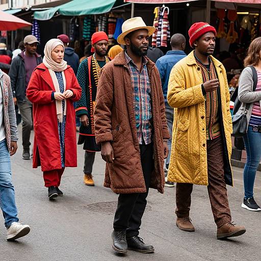 Vibrant Urban Street Style Market