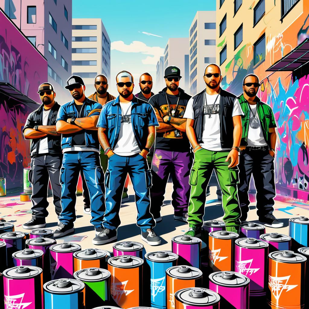 Renegade Street Artist Crew Illustration