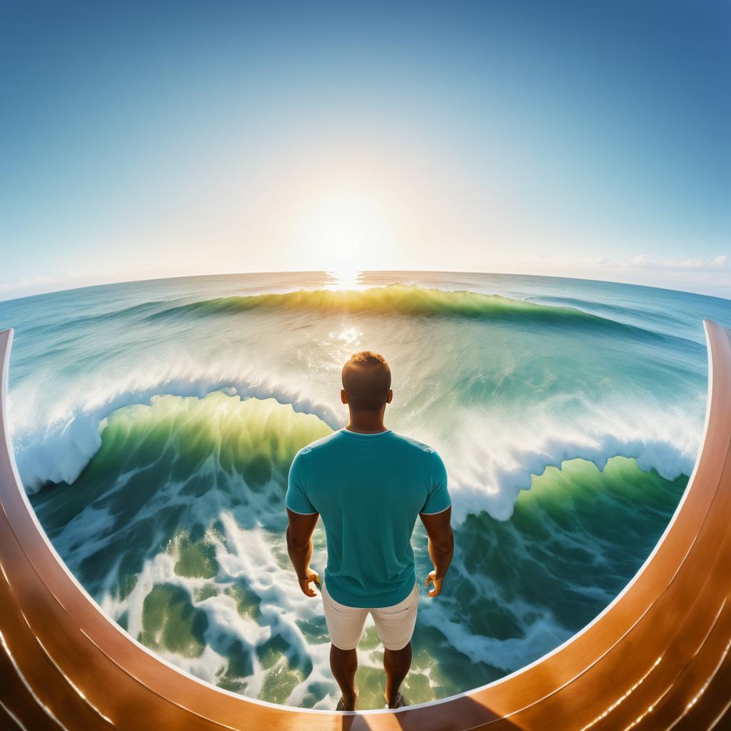 First-Person View of Serene Ocean Waves