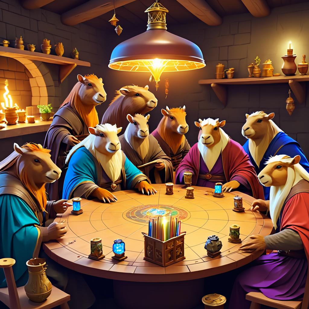 Capybara Game Night: D&D Adventure