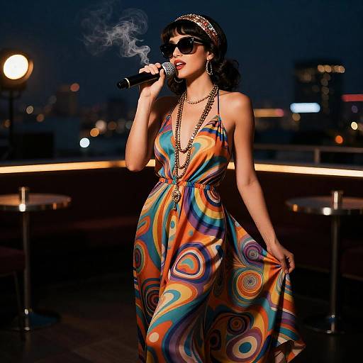 70s Sultry Jazz Singer Style