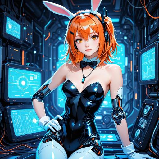 Adachi Rei: Android with Rabbit Ears