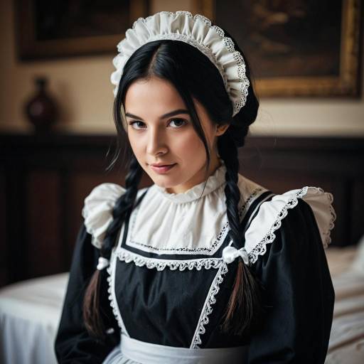 Young Woman in Renaissance Maid Costume