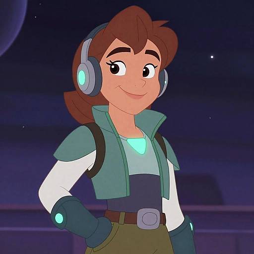 Bucky O'Hare Inspired Futuristic Portrait