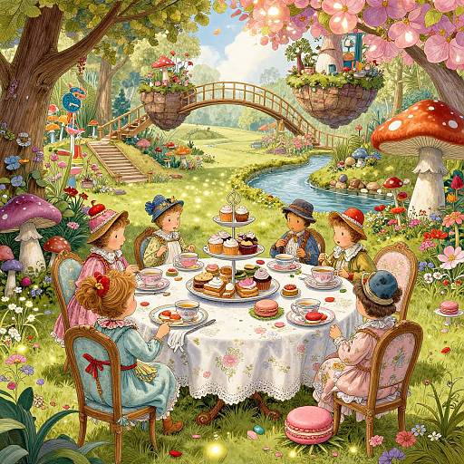 Whimsical Dreamscape Tea Party