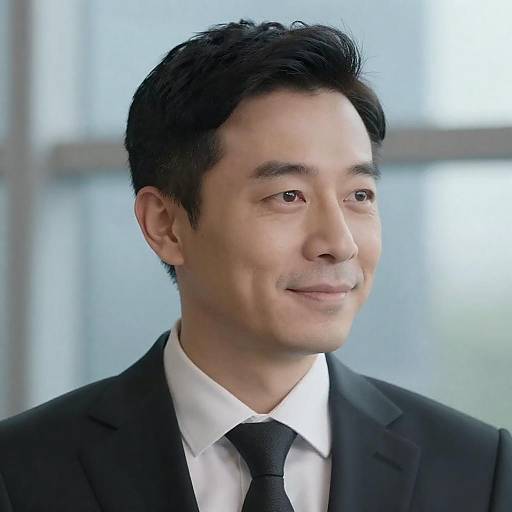 Professional Asian Businessman in Suit