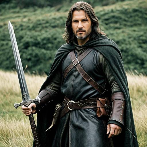 Medieval Ranger Cosplay with Sword
