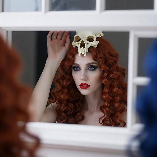 Mystic Portrait of a Pale Beauty