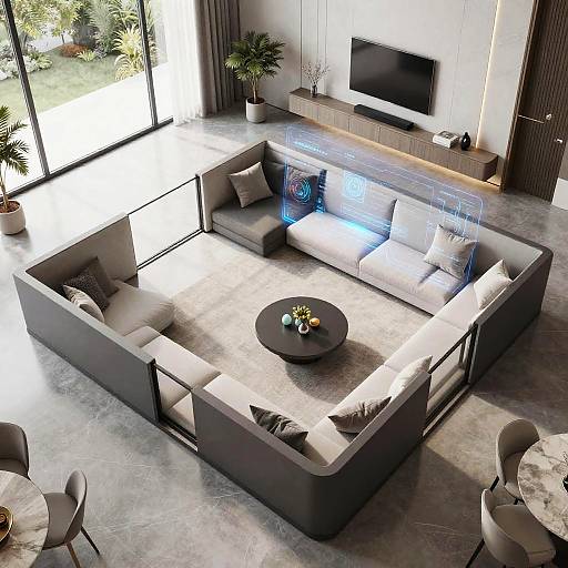 Futuristic AI-Designed Minimalist Home