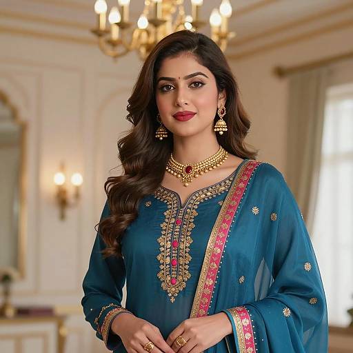 Elegant Pakistani Dress Photography