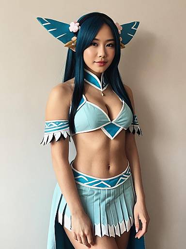 Woman in Ulala Cosplay Costume