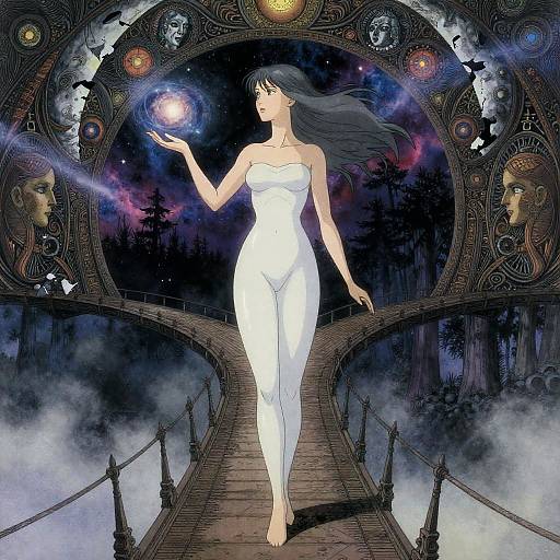 Surreal Nordic-Slavic Cosmic Envoy