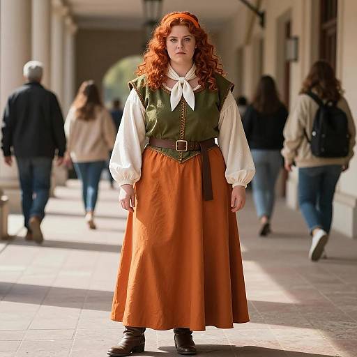 Medieval-Inspired Plus Size Portrait