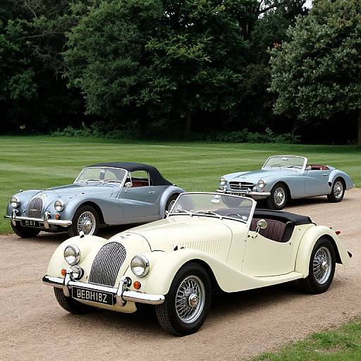 Classic British Sports Cars Trio