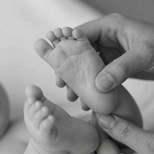 Tender Moments: Hands and Tiny Feet